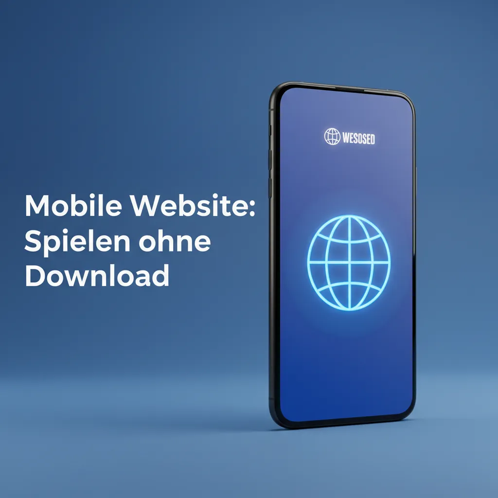 Smartphone und Tablet mit Casino‑Lobby im Browser, Hinweis 'Kein Download', kompatibel mit Android/iOS, schnelle Ladezeiten.