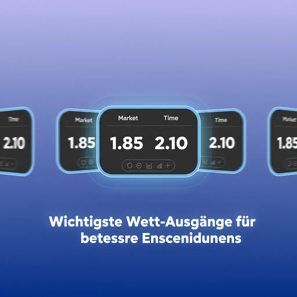 Infografik: Wichtigste Wett-Ausgänge – Dreiweg 1X2, Doppelte Chance, Über/Unter, Handicap, Beide Teams treffen